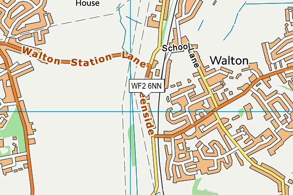 WF2 6NN map - OS VectorMap District (Ordnance Survey)