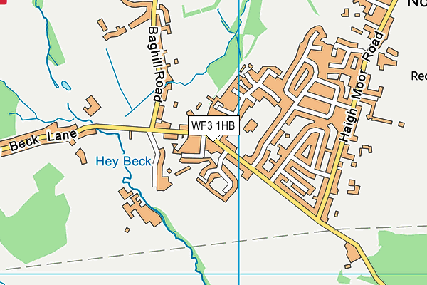 Map of WRA (WAKEFIELD) LTD at district scale