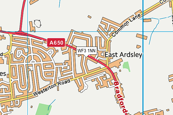 WF3 1NN map - OS VectorMap District (Ordnance Survey)