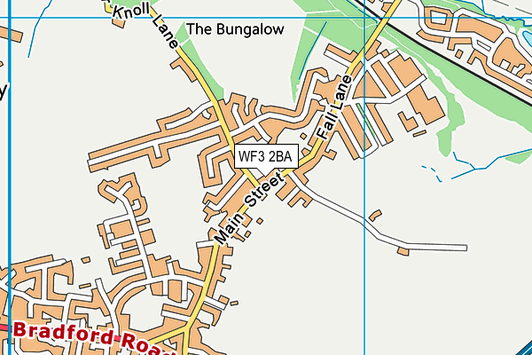 East Ardsley Primary Academy map (WF3 2BA) - OS VectorMap District (Ordnance Survey)