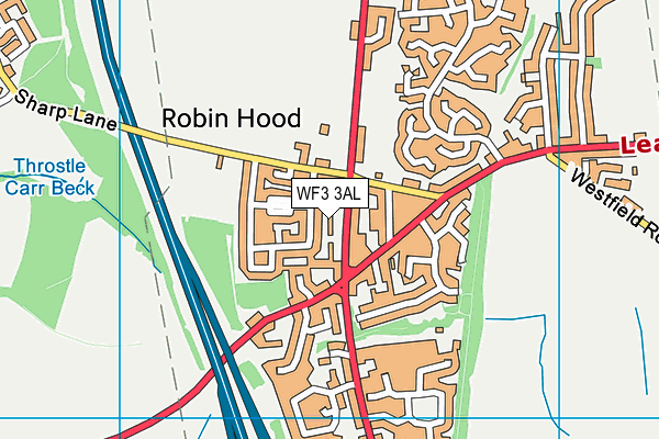 Map of ROTHWELL OFF ROAD CENTER LTD at district scale