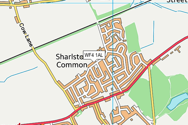 WF4 1AL map - OS VectorMap District (Ordnance Survey)