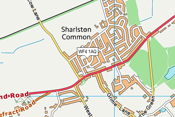 WF4 1AQ map - OS VectorMap District (Ordnance Survey)