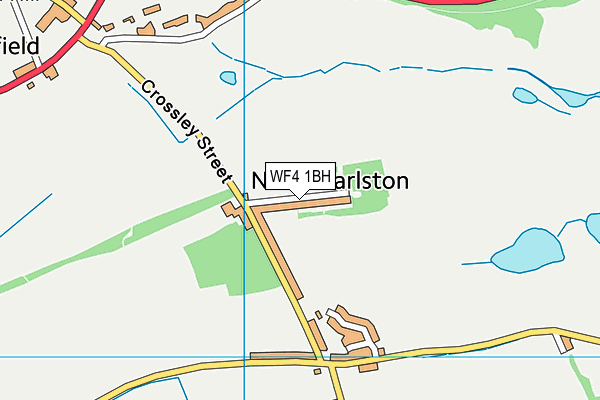 WF4 1BH map - OS VectorMap District (Ordnance Survey)