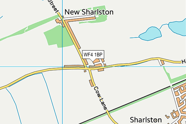 WF4 1BP map - OS VectorMap District (Ordnance Survey)