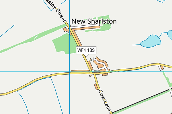 WF4 1BS map - OS VectorMap District (Ordnance Survey)