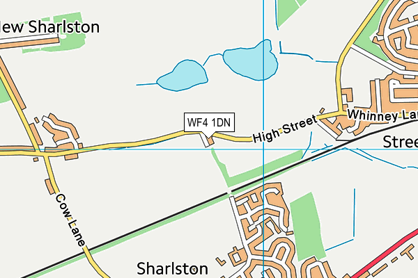 WF4 1DN map - OS VectorMap District (Ordnance Survey)