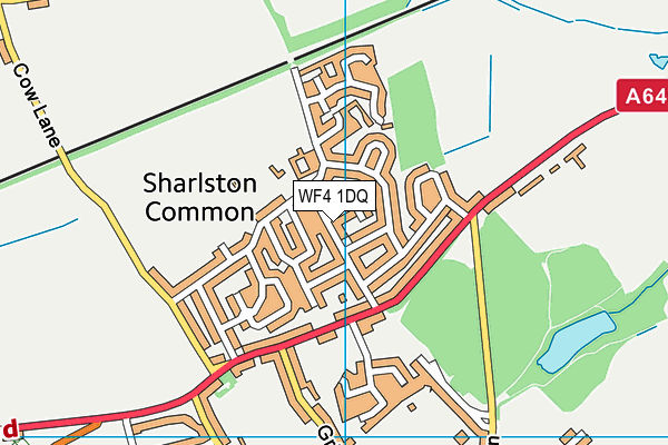 WF4 1DQ map - OS VectorMap District (Ordnance Survey)