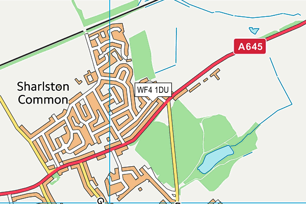 WF4 1DU map - OS VectorMap District (Ordnance Survey)