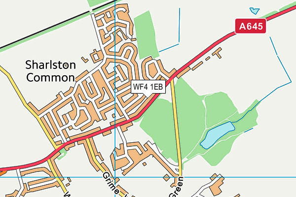 WF4 1EB map - OS VectorMap District (Ordnance Survey)