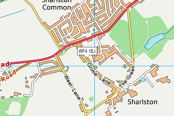 WF4 1EJ map - OS VectorMap District (Ordnance Survey)
