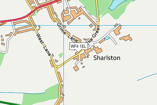 WF4 1EL map - OS VectorMap District (Ordnance Survey)