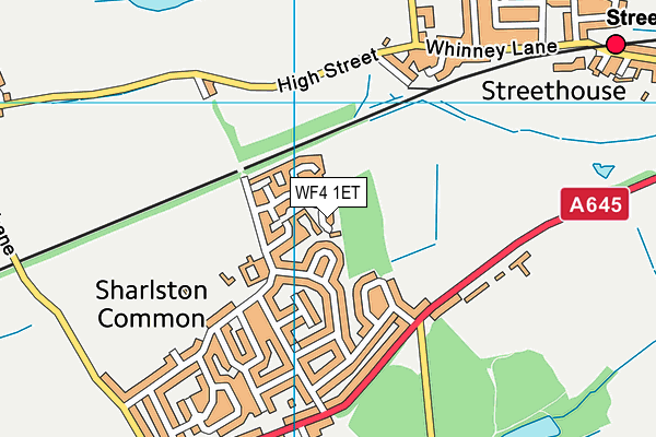 WF4 1ET map - OS VectorMap District (Ordnance Survey)