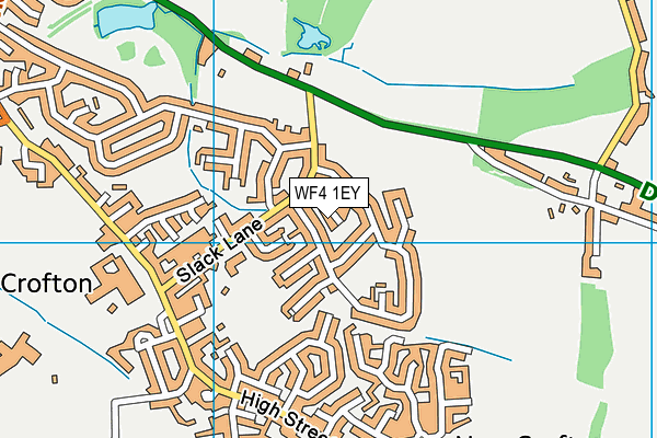 WF4 1EY map - OS VectorMap District (Ordnance Survey)
