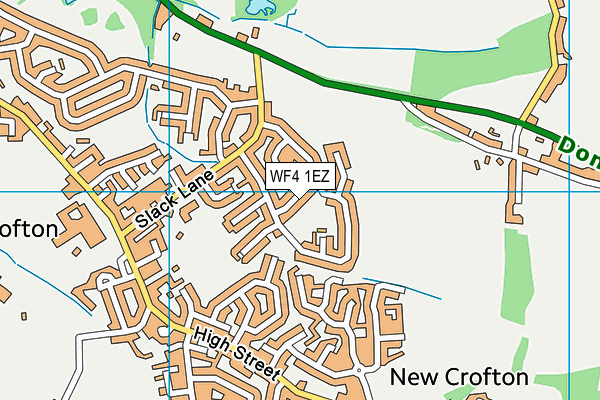 WF4 1EZ map - OS VectorMap District (Ordnance Survey)