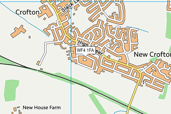 WF4 1FA map - OS VectorMap District (Ordnance Survey)