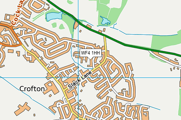 WF4 1HH map - OS VectorMap District (Ordnance Survey)