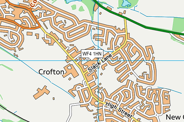 WF4 1HN map - OS VectorMap District (Ordnance Survey)