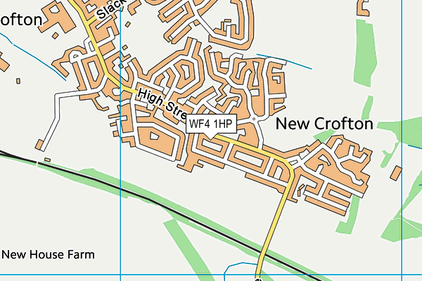 WF4 1HP map - OS VectorMap District (Ordnance Survey)