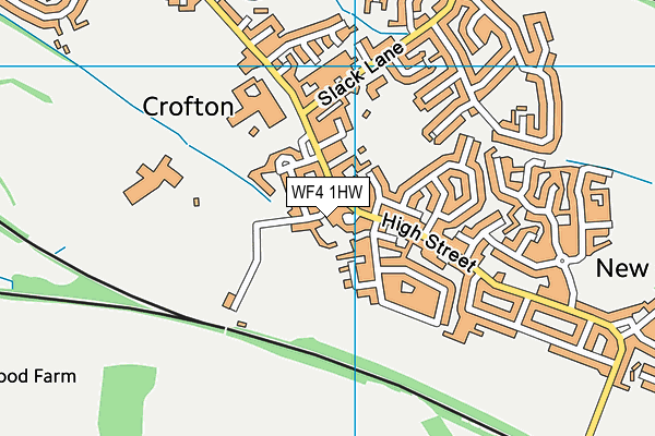 WF4 1HW map - OS VectorMap District (Ordnance Survey)