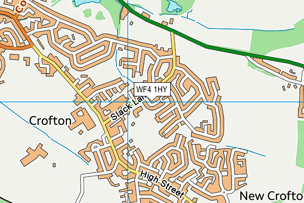 WF4 1HY map - OS VectorMap District (Ordnance Survey)