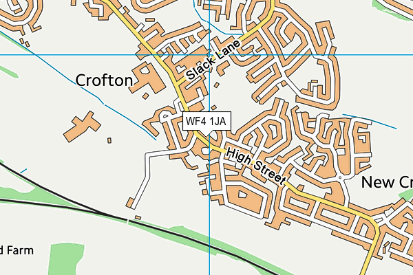 WF4 1JA map - OS VectorMap District (Ordnance Survey)