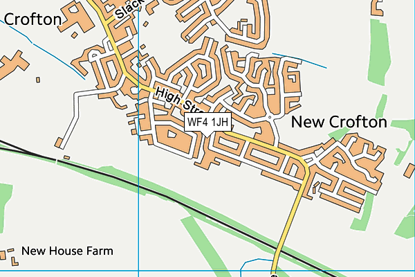 WF4 1JH map - OS VectorMap District (Ordnance Survey)