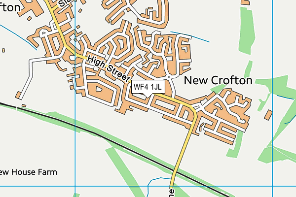 WF4 1JL map - OS VectorMap District (Ordnance Survey)