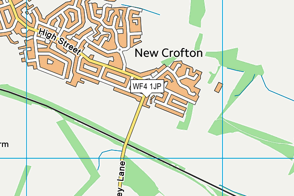 WF4 1JP map - OS VectorMap District (Ordnance Survey)