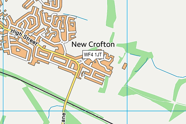 WF4 1JT map - OS VectorMap District (Ordnance Survey)