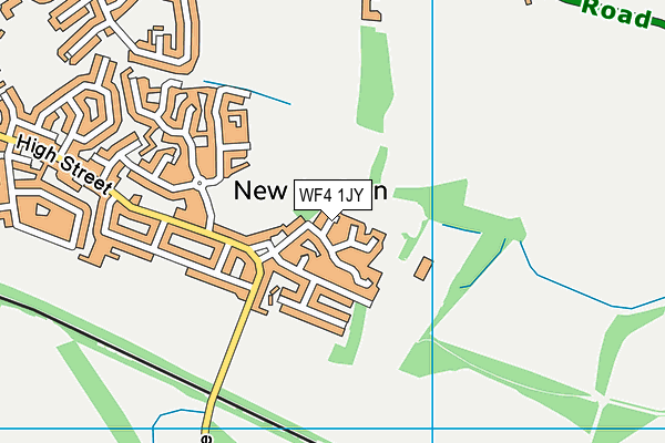 WF4 1JY map - OS VectorMap District (Ordnance Survey)