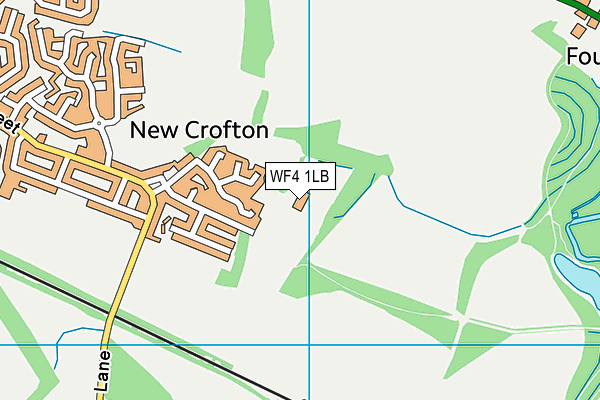 Crofton Community Centre map (WF4 1LB) - OS VectorMap District (Ordnance Survey)