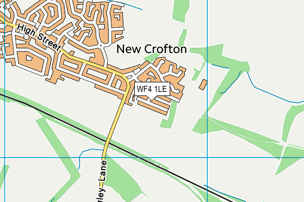 WF4 1LE map - OS VectorMap District (Ordnance Survey)