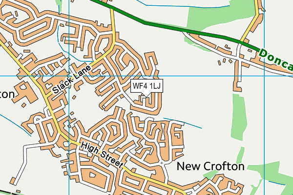 WF4 1LJ map - OS VectorMap District (Ordnance Survey)