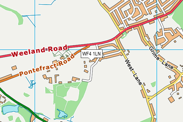 WF4 1LN map - OS VectorMap District (Ordnance Survey)