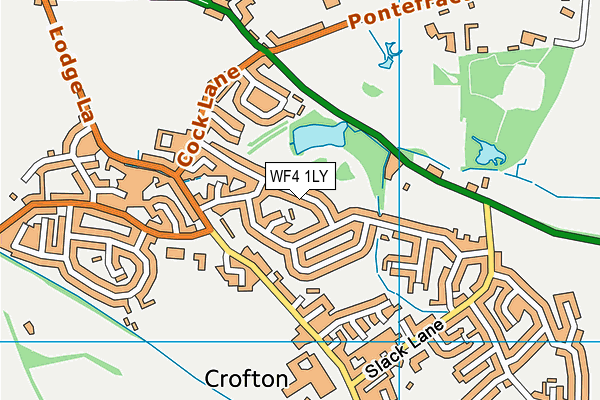 WF4 1LY map - OS VectorMap District (Ordnance Survey)