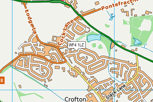 WF4 1LZ map - OS VectorMap District (Ordnance Survey)