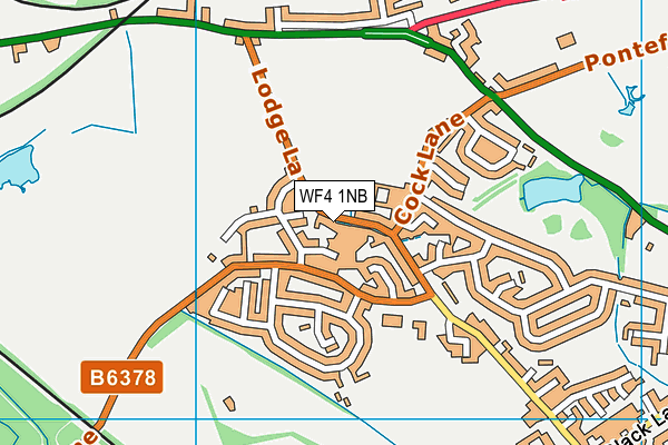 WF4 1NB map - OS VectorMap District (Ordnance Survey)