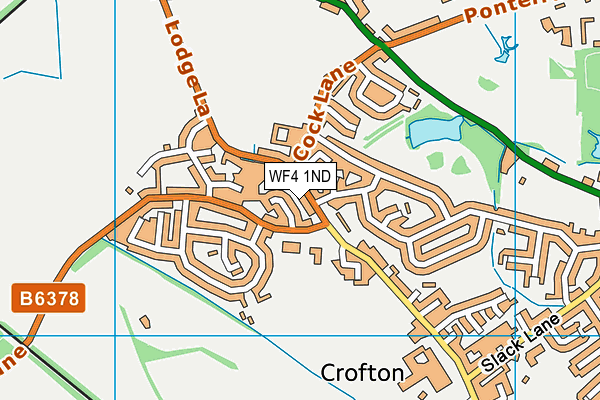 WF4 1ND map - OS VectorMap District (Ordnance Survey)