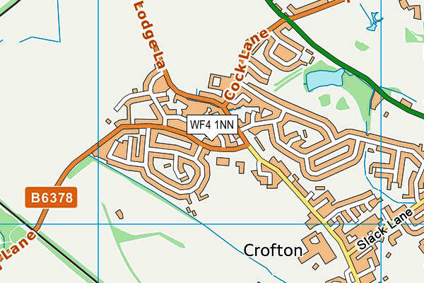 Shay Lane Primary (J and I) School map (WF4 1NN) - OS VectorMap District (Ordnance Survey)