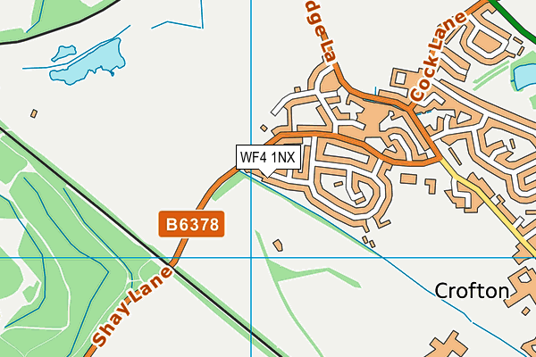 WF4 1NX map - OS VectorMap District (Ordnance Survey)