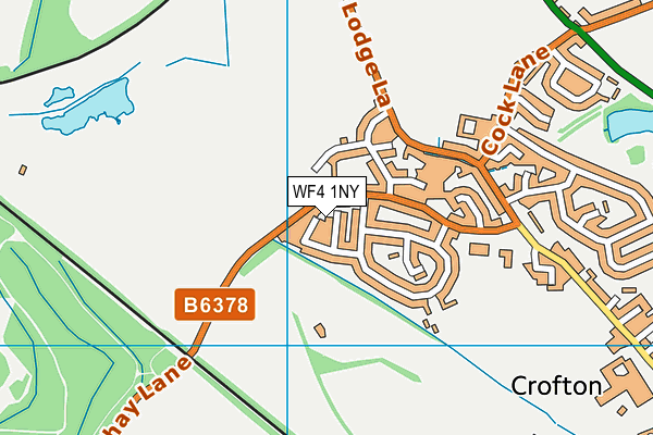 WF4 1NY map - OS VectorMap District (Ordnance Survey)