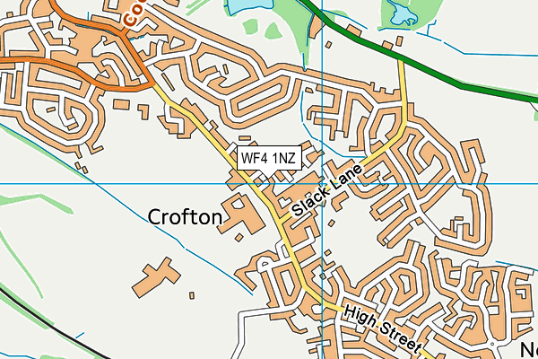 WF4 1NZ map - OS VectorMap District (Ordnance Survey)