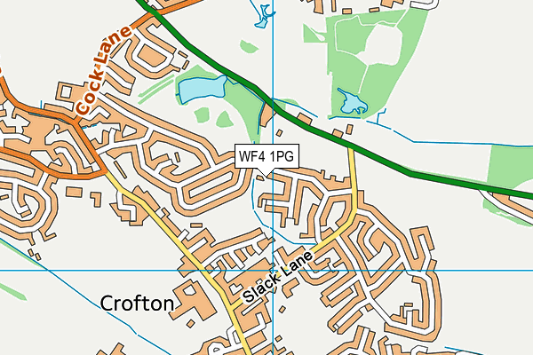 WF4 1PG map - OS VectorMap District (Ordnance Survey)