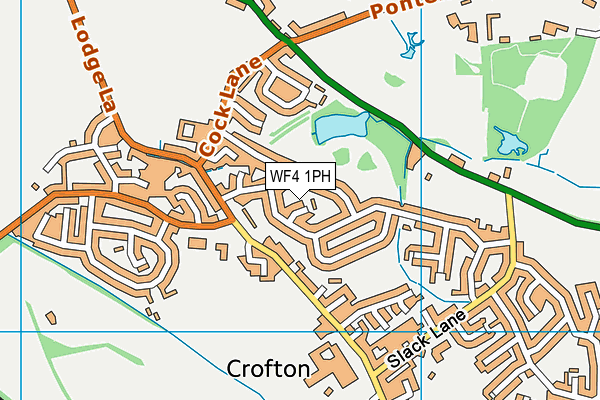 WF4 1PH map - OS VectorMap District (Ordnance Survey)