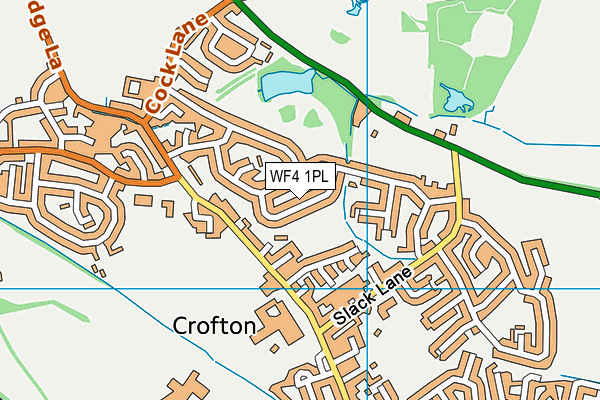 WF4 1PL map - OS VectorMap District (Ordnance Survey)