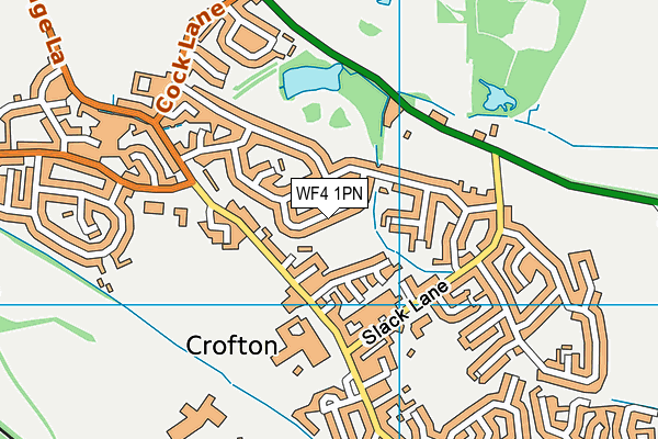 WF4 1PN map - OS VectorMap District (Ordnance Survey)