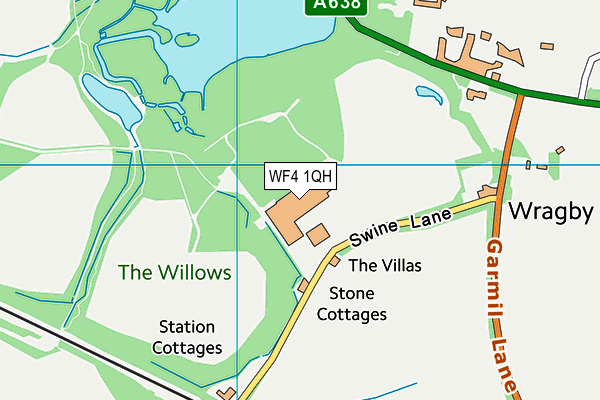 WF4 1QH map - OS VectorMap District (Ordnance Survey)