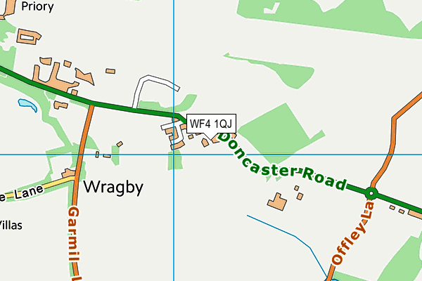 WF4 1QJ map - OS VectorMap District (Ordnance Survey)