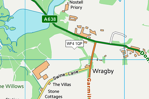 WF4 1QP map - OS VectorMap District (Ordnance Survey)